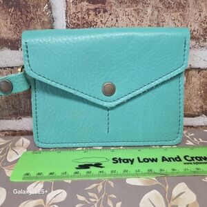 BNNU Portland Leather Passport Wristlet Pebbled West Palm Leather Wallet